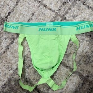 Hunk Men's Green Jockstrap Underwear